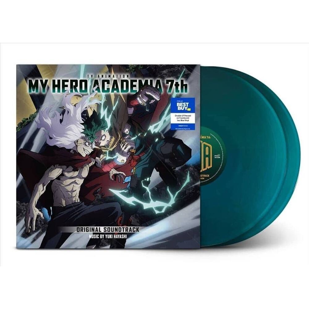MY HERO ACADEMIA 7th Season Original Strk 2025 2xLP Translucent Sea Blue SEALED